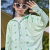 【双面防晒原纱！畅动清凉】防晒衣女童夏季薄款防紫外线透气印花防晒服冰丝连帽户外外套罩衫。xa 商品缩略图3