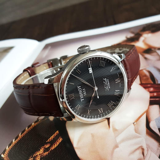 【95新】TISSOT 天梭T41.1.423.53自动机械机芯日期显示39MM（男款）力洛克系列精钢260226NJS12 商品图4