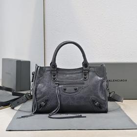 巴黎世家 Le City系列 机车包 小号 火山岩（LZ）