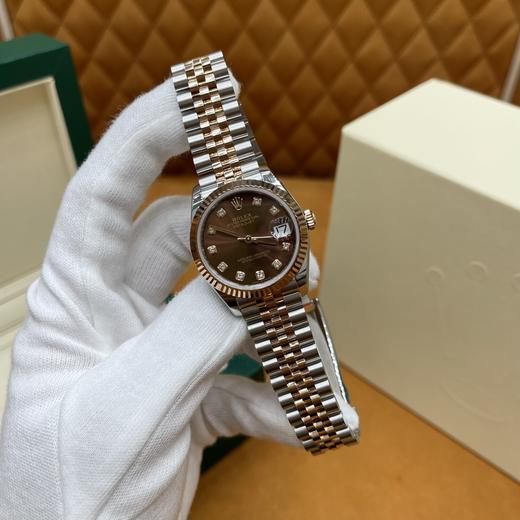 劳力士 日志腕表优雅的浅咖啡色盘面采用原版2236机械机芯尺寸:31mm 商品图9