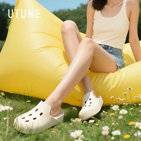 优调 复古穆勒鞋   厚底半拖鞋款式，经典复古，穿搭有型，居家外穿都可以，EVA 云感鞋床，耐穿，耐磨，防滑，走路不累，男女同款 UXT1052