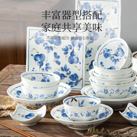 釉下彩陶瓷餐具（吉祥福禄） 商品图4