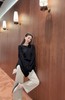 PIANAI冷小姐# 黑色羊毛休闲宽松T 商品缩略图0