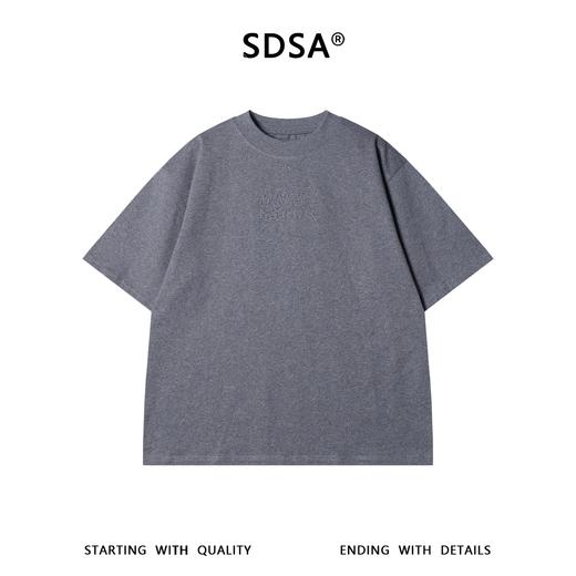 2628SDSA男装2026新款轻奢美式钢印字母满天星圆领短袖T恤百搭时尚 商品图1
