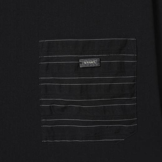 SDSA男装2026新款高贵轻奢潮牌撞色拼接口袋圆领短袖T恤百搭宽松 商品图3