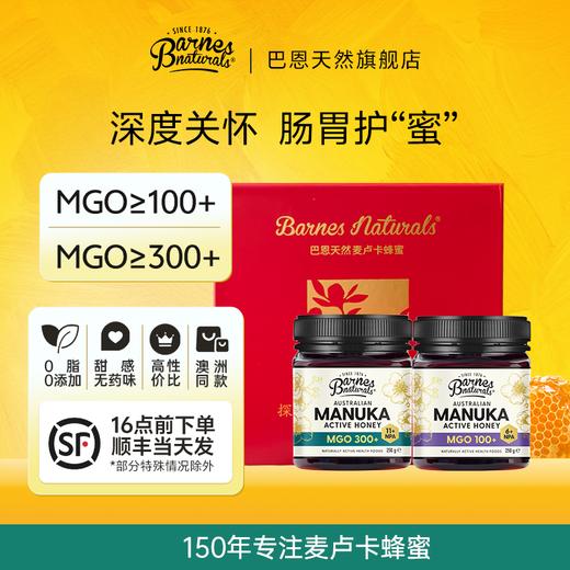 澳大利亚巴恩天然 活性麦努卡蜂蜜 MGO300+ 250g/礼盒装 商品图1