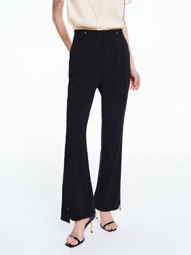 珂莱蒂尔koradior女装截短微喇裤KV04790Q7