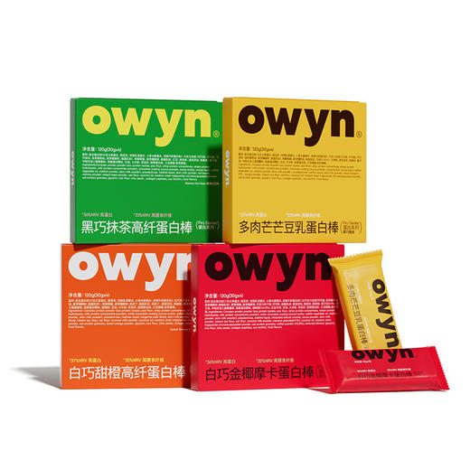 【能量补给站！营养饱腹】owyn蛋白棒代餐能量棒饼干饱腹食品抗饿高纤维高蛋白健身解馋零食。xa 商品图4