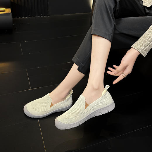 盼喜同款高弹飞织鞋面橡胶底2509 商品图4