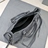巴黎世家 Le City系列 机车包 小号 火山岩（LZ） 商品缩略图8