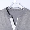 M187SDSA男装2026新款高贵轻奢韩版百搭撞色V领短袖T恤简约休闲上衣 商品缩略图2