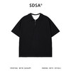 26612SDSA男装2026新款高贵轻奢潮牌简约假两件半拉链翻领短袖T恤百搭 商品缩略图1