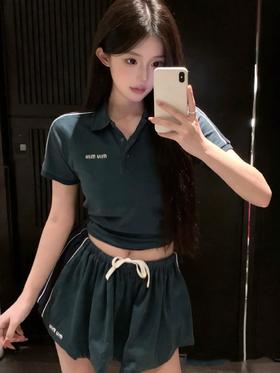 【非质量问题不退换】MiuMiu 26早春新款短袖 / 短裙（XHH）