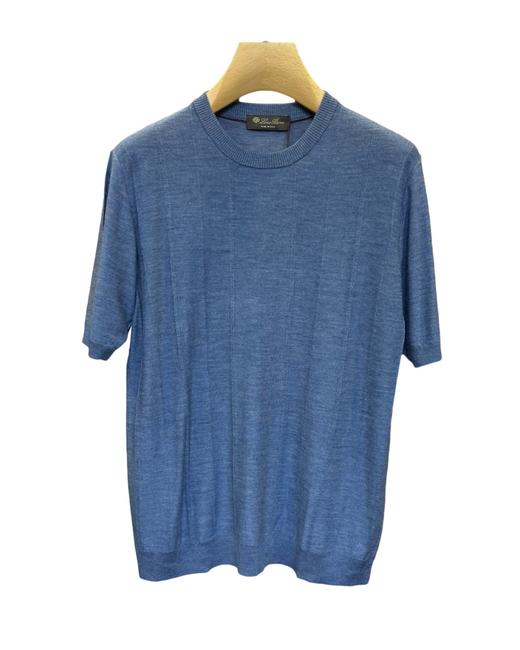 男款竖纹短袖针织衫la015 商品图0