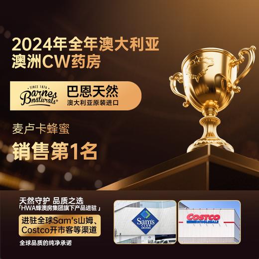 澳大利亚巴恩天然 活性麦努卡蜂蜜 MGO550+ 250g/礼盒装 商品图1