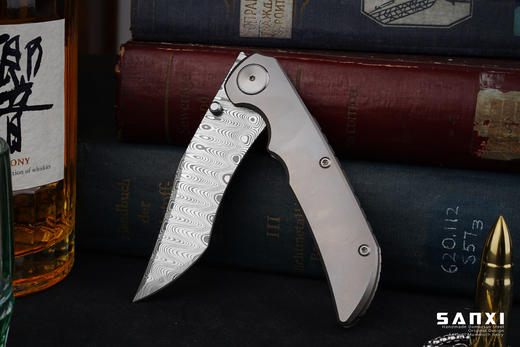 【福利】三希堂  现代刀系列  夜魔大马小折  未开刃 商品图3