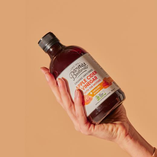 澳大利亚巴恩天然 原浆浓缩有机蜂蜜苹果醋 500ml 商品图0