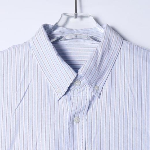 SDSA男装2026新款高贵轻奢潮牌小清新竖纹短袖衬衫百搭宽松上衣 商品图2