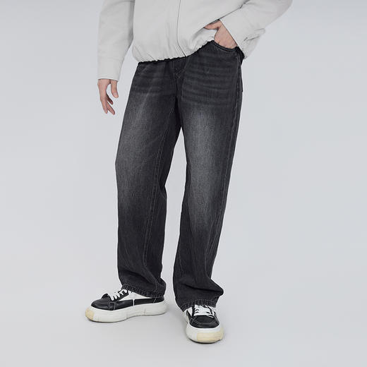 【新品上新】HX 春季水洗直筒牛仔长裤C201610008101 商品图1