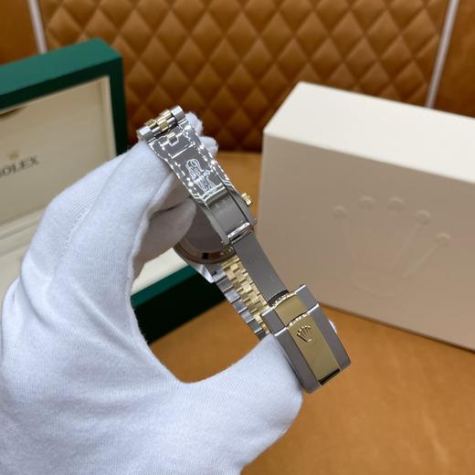 劳力士 日志型系列蚝式钢表壳搭配金棕榈叶盘腕表尺寸:36mm 商品图7