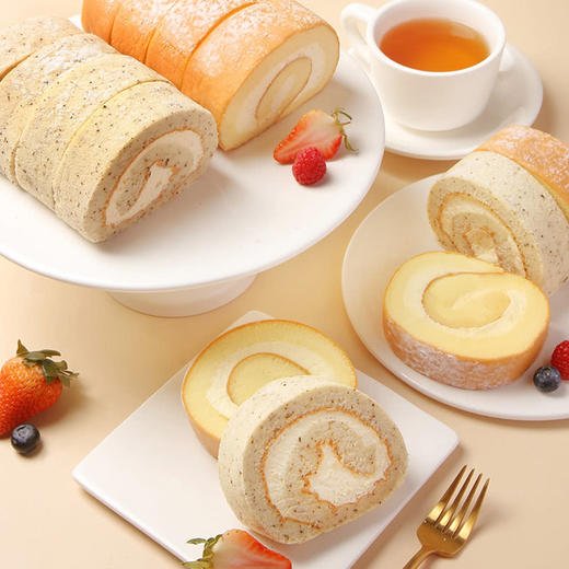 MM 山姆 Member's Mark 原味伯爵瑞士卷 1*1.2kg 16片 商品图4