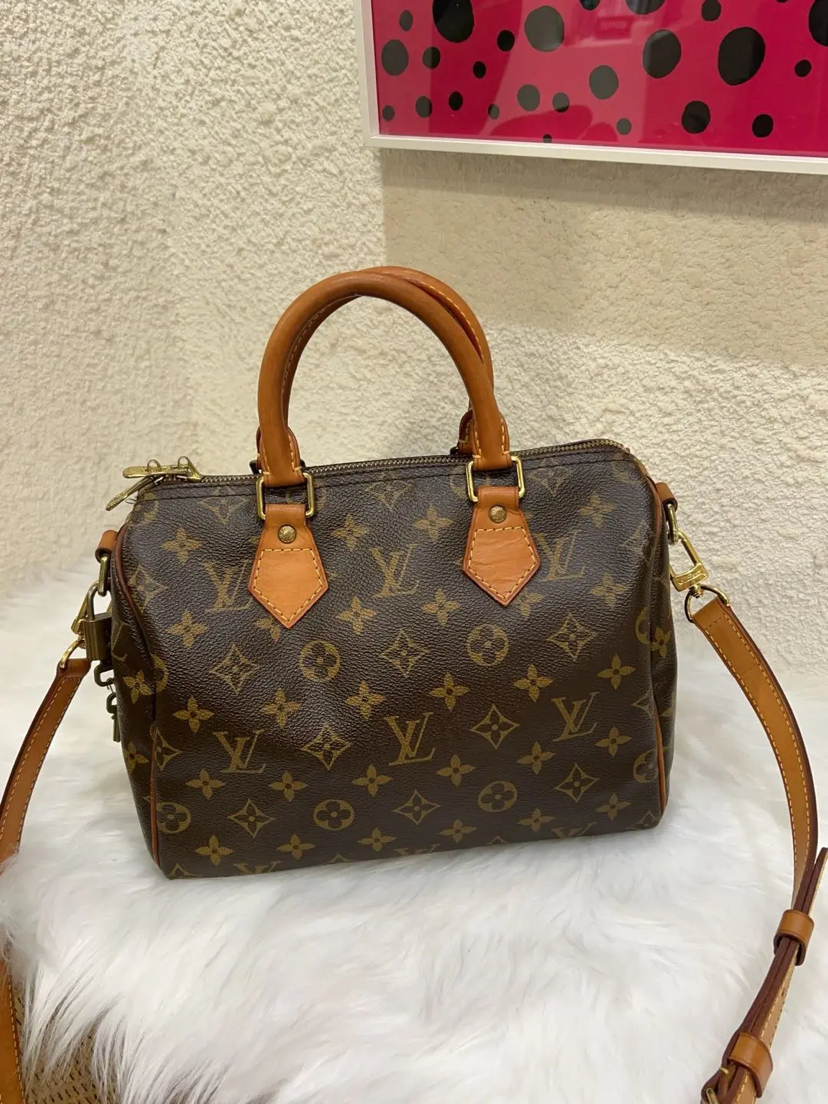 LV SP25 老花 肩带款 斜挎包