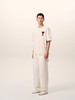 手编刺绣tee，阔版宽松设计。港风情侣款圆领纯棉半袖t恤E032158 商品缩略图9