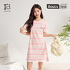 爱帝女士纯棉印花睡裙夏季短袖家居裙 商品缩略图1