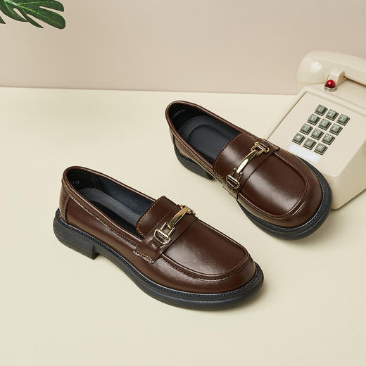 金属花边马衔扣乐福鞋2505 商品图4