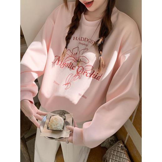 <曾小咸推荐>3.24现货秒杀 ！微信超特价！韩系印花卫衣 日常179.99 立减100 秒杀79.99！！ 商品图2