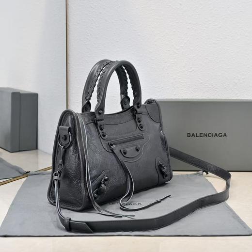 巴黎世家 Le City系列 机车包 小号 火山岩（LZ） 商品图1