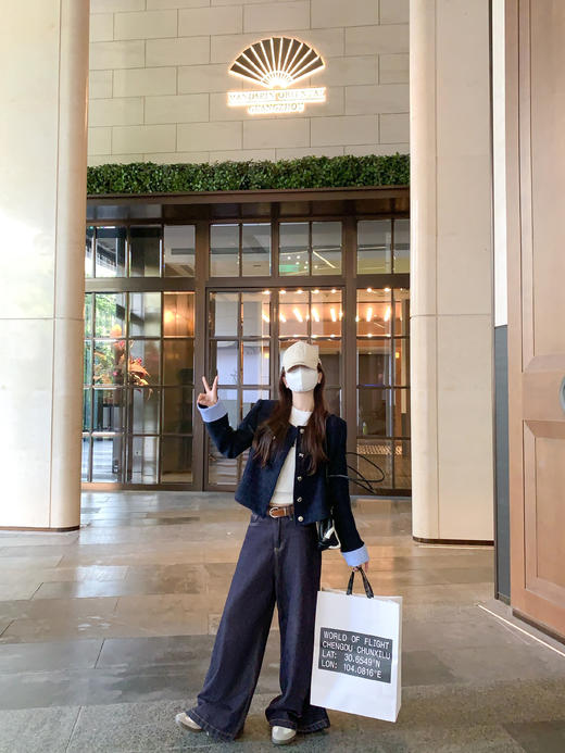 <曾小咸推荐>3.23现货秒杀 ！微信超特价！拼接小香风正肩外套 日常289.99 立减150 秒杀139.99！！ 商品图11