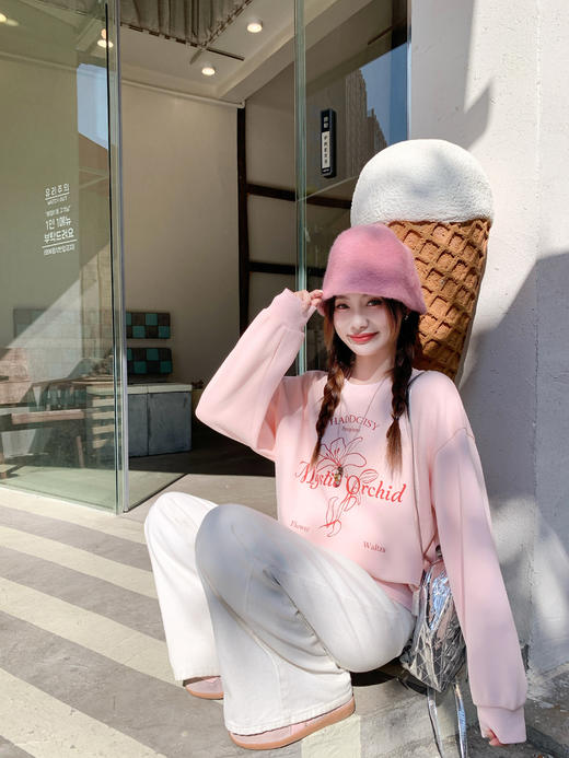 <曾小咸推荐>3.24现货秒杀 ！微信超特价！韩系印花卫衣 日常179.99 立减100 秒杀79.99！！ 商品图13