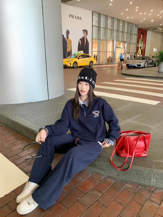 <曾小咸推荐>3.23现货秒杀 ！微信超特价！韩系2色抽绳直筒休闲裤 日常169.99 立减90 秒杀79.99！！ 商品图8