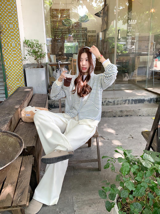 <曾小咸推荐>3.23现货秒杀 ！微信超特价！韩系阔腿休闲裤 日常159.99 立减90 秒杀69.99！！ 纯色开衫 秒杀79.99！！白色连帽长袖秒杀79.99！ 商品图6