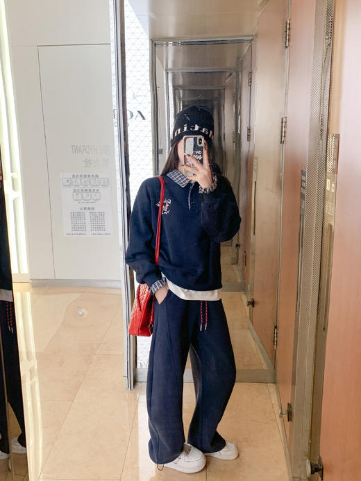 <曾小咸推荐>3.23现货秒杀 ！微信超特价！韩系2色抽绳直筒休闲裤 日常169.99 立减90 秒杀79.99！！ 商品图7