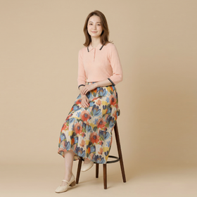 微信26C614-3101中袖羊毛衫