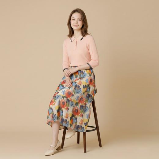 微信26C614-3101中袖羊毛衫 商品图0