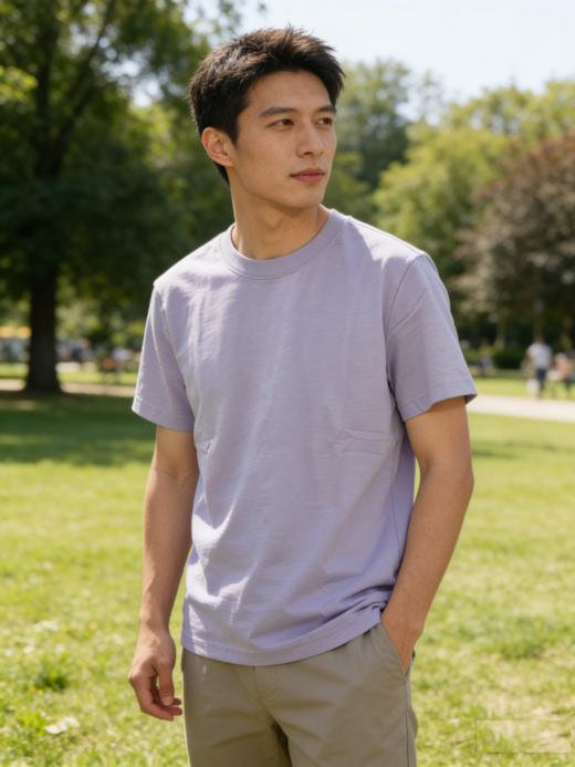 佐丹奴男装26年新款索罗娜弹力保型短袖T恤衫01026211 商品图0