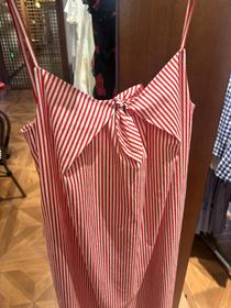PIANAI冷小姐# 红色条纹连衣裙