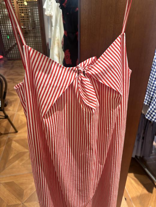 PIANAI冷小姐# 红色条纹连衣裙 商品图0