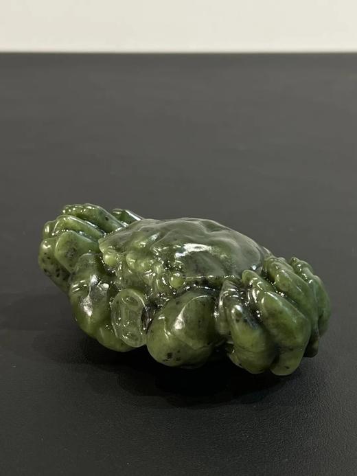 和田碧玉雕螃蟹镇纸把玩件，顺丰包邮 商品图10