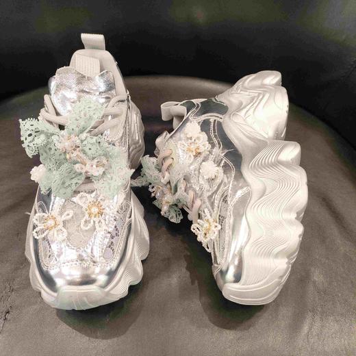 LFGJ5272时尚蕾丝网老爹鞋 商品图3