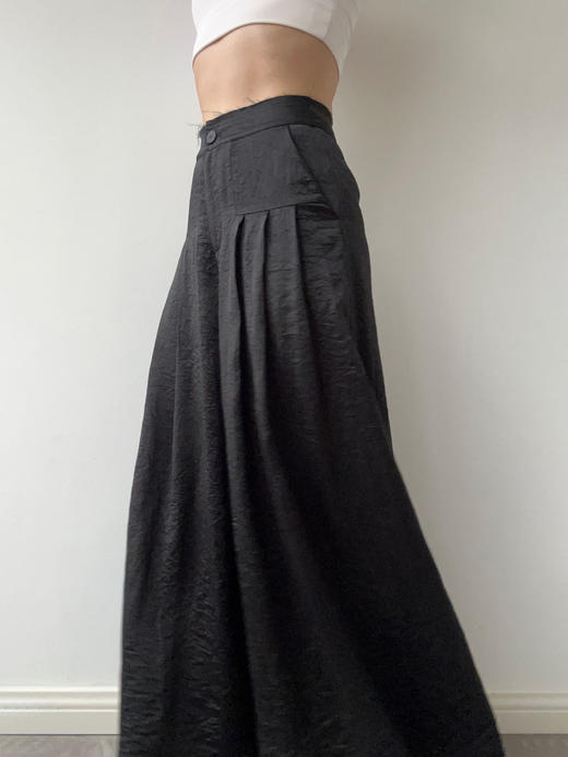 ranyepersonal｜PARADOX25TR01-2 肌理醋酸黑色西装裤 [ 黑 ] 商品图2