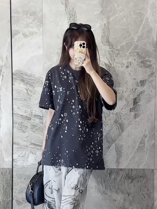 驴家 25ss水滴印花烫钻短袖T恤 男女同款（DY） 商品图6