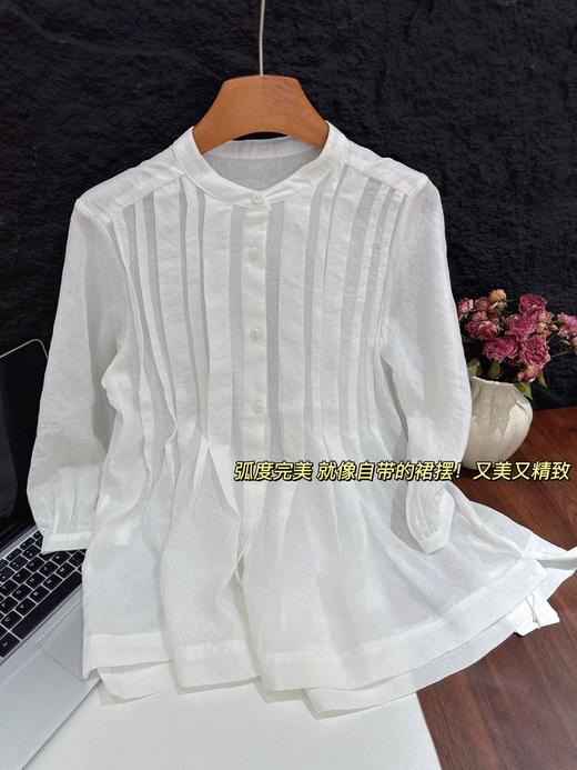 26新款  小禾同款苎麻衬衫 商品图13