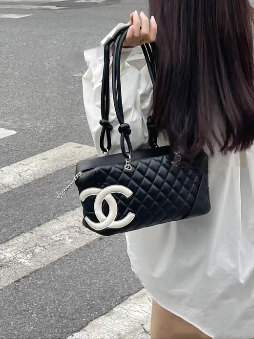 香奈儿 经典万年款中古康鹏大号枕头包 商品图5