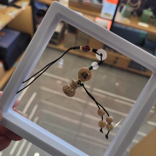 泰山非遗桃木钥匙扣手机链挂件招财平安福禄挂饰送朋友礼物旅游纪念品送朋友生日礼物 商品图1