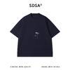 SDSA男装2026新款高贵轻奢美式卡包印花圆领短袖T恤高街百搭上衣 商品缩略图0