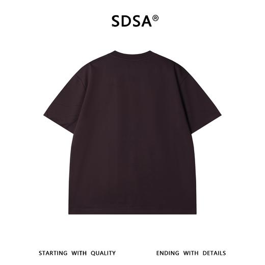 36312SDSA男装2026新款高贵轻奢小众设计拼接设计圆领短袖T恤百搭宽松 商品图4